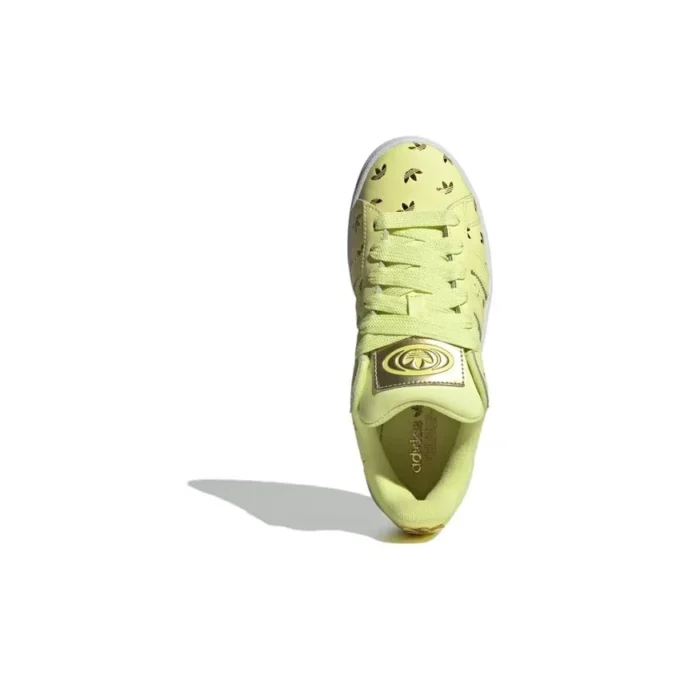 Adidas Campus 00S “Allover Debossed Trefoils – Pulse Yellow”