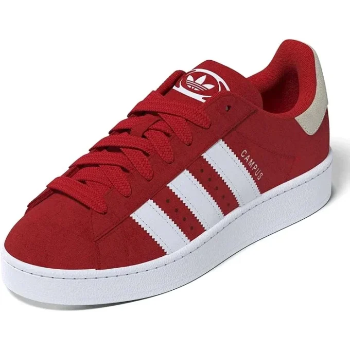 Adidas Campus 00S J “Scarlet – White Heel Tab”