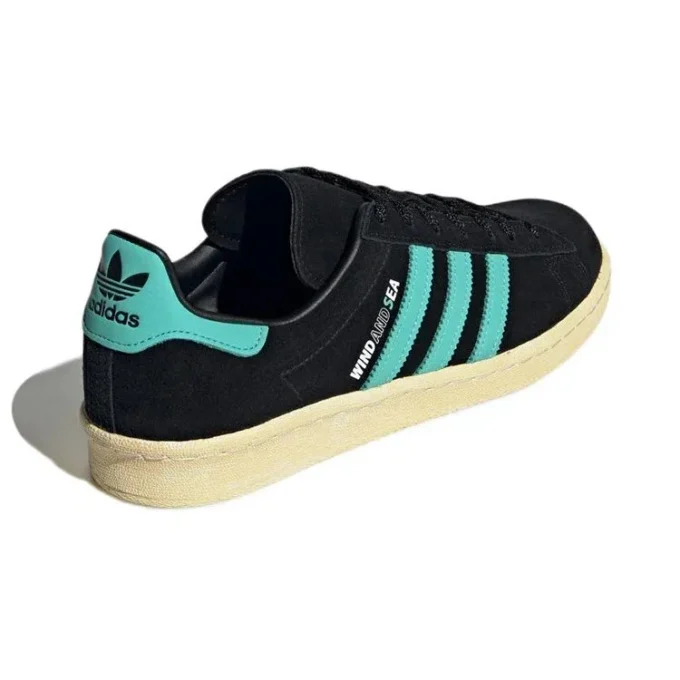 Adidas X Atmos X Wind and Sea Campus 80S “Black Blue”
