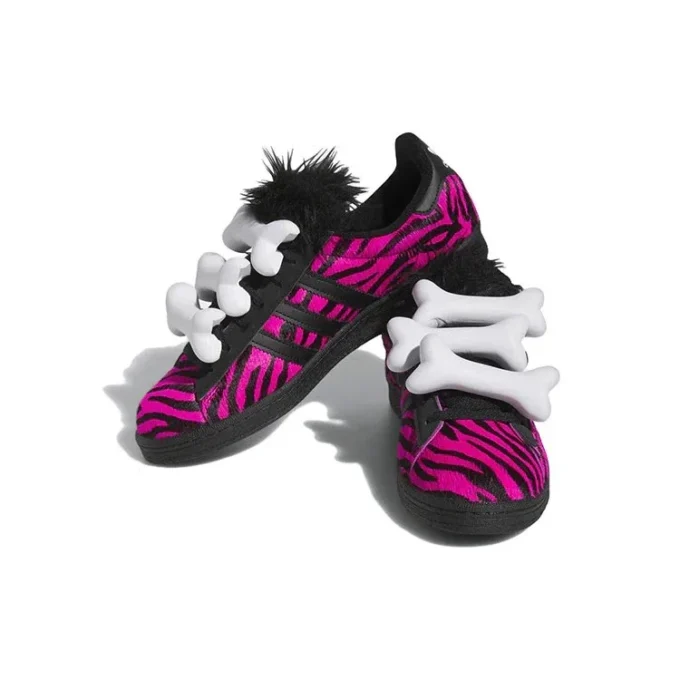Adidas X Jeremy Scott Campus 80S “Bones – Pink Zebra”